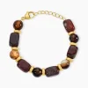 Bracelet Miky Acier Jaune Pierre De Synthese Agate-Histoire d'Or Online