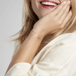 Histoire d'Or Bracelet Milia Plaqué Or Jaune Verre