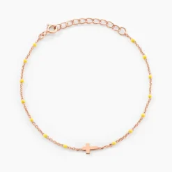 Bracelet Mimosa Argent Rose-Histoire d'Or New