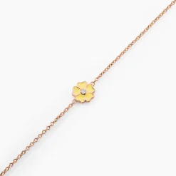 Histoire d'Or Bracelet Mimosa Argent Rose Oxyde De Zirconium