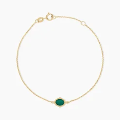 Histoire d'Or Bracelet Mirage Or Jaune Malachite