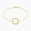 Histoire d'Or Bracelet Monifa Plaque Or Jaune