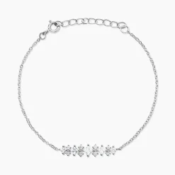 Bracelet Monique Argent Blanc Oxyde De Zirconium-Histoire d'Or Discount