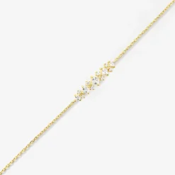 Histoire d'Or Bracelet Monique Argent Jaune Oxyde De Zirconium