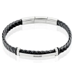 Bracelet Moris Acier Blanc Oxyde De Zirconium-Histoire d'Or