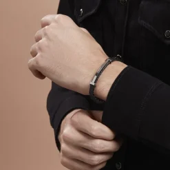 Bracelet Moris Acier Blanc Oxyde De Zirconium-Histoire d'Or