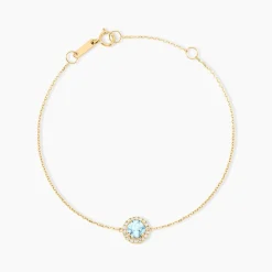 Histoire d'Or Bracelet Munira Or Jaune Topaze Oxyde De Zirconium