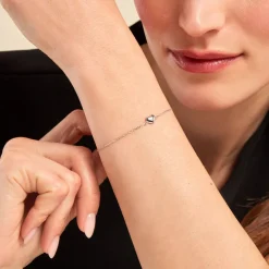 Bracelet Mylie Argent Blanc Oxyde De Zirconium-Histoire d'Or Discount