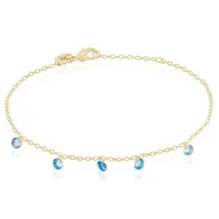 Bracelet Myosothis Plaqué Or Pierres-Histoire d'Or Best