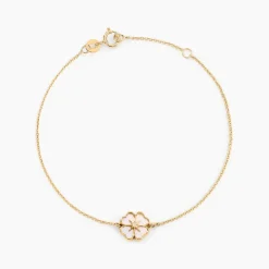 Bracelet Nacrea Or Jaune Nacre Oxyde De Zirconium-Histoire d'Or Hot