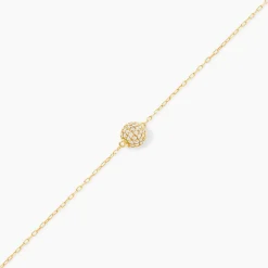 Histoire d'Or Bracelet Nadzeija Or Jaune Oxyde De Zirconium