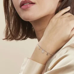 Bracelet Nedira Argent Blanc-Histoire d'Or Clearance