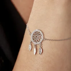 Bracelet Nemetona Argent Oxyde-Histoire d'Or