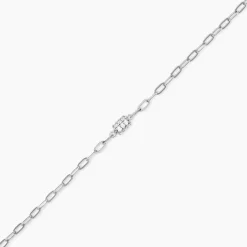 Histoire d'Or Bracelet Nexus Argent Blanc Oxyde De Zirconium