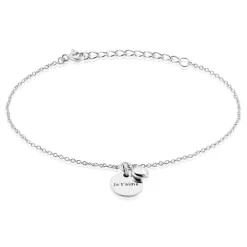 Bracelet Nikoline Argent Blanc Oxyde De Zirconium-Histoire d'Or