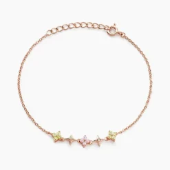 Bracelet Nimbe Argent Rose Oxyde De Zirconium-Histoire d'Or Discount