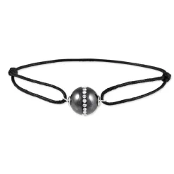 Histoire d'Or Bracelet Nina Cera Argent Blanc Strass Et Céramique