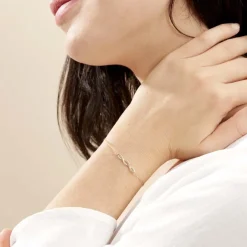 Bracelet Nucia Or Jaune Diamant-Histoire d'Or Hot