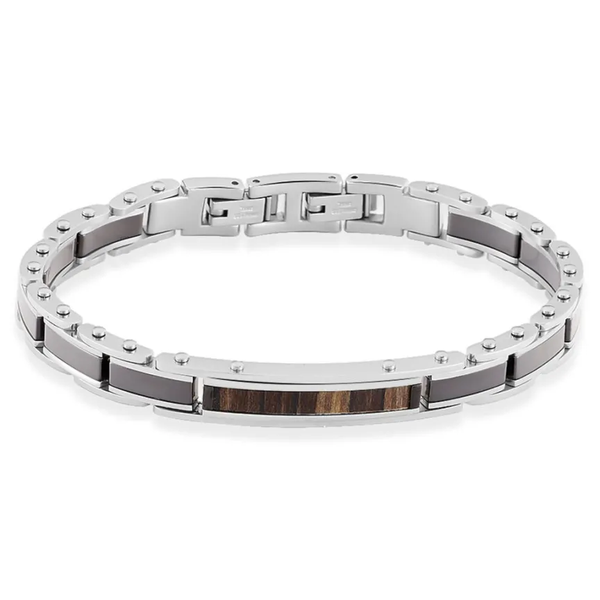 Bracelet Nuku Acier Blanc-JOURDAN