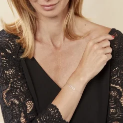 Histoire d'Or Bracelet Octavia Or Blanc Diamant