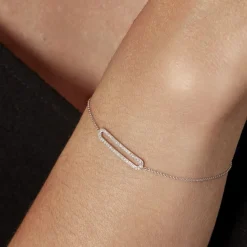 Histoire d'Or Bracelet Octavia Or Blanc Diamant