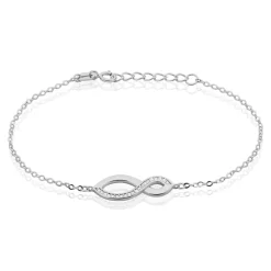Bracelet Odile Argent Blanc Oxyde De Zirconium-Histoire d'Or