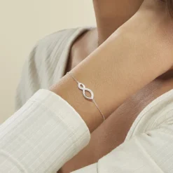 Bracelet Odile Argent Blanc Oxyde De Zirconium-Histoire d'Or