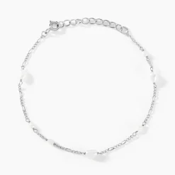Bracelet Onassis Argent Blanc Perle De Culture-Histoire d'Or Online