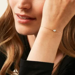 Bracelet Ondée Or Jaune Nacre-Histoire d'Or Outlet