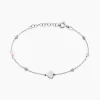 Bracelet Onelia Argent Blanc Cristal-Histoire d'Or Discount