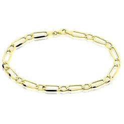 Bracelet Ophelio Maille Alternee 1/1 Or Jaune-Histoire d'Or Hot