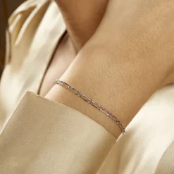 Bracelet Ophelio Maille Alternee 1/1-Histoire d'Or Outlet