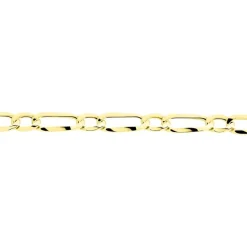 Histoire d'Or Bracelet Ophelio Maille Alternee 1/1 Or Jaune