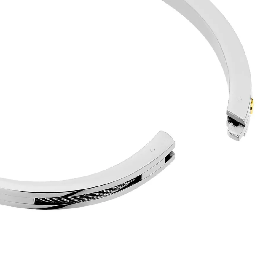 JOURDAN Bracelet Or Acier Bicolore