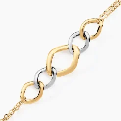 Histoire d'Or Bracelet Or Bicolore Acanthus