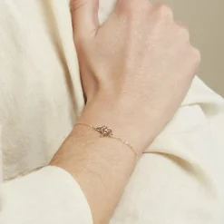 Histoire d'Or Bracelet Or Bicolore Fragaria