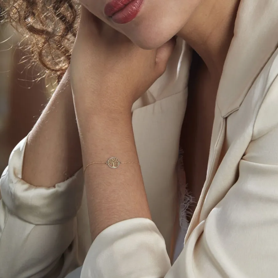 Histoire d'Or Bracelet Or Bicolore Solidage