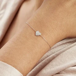 Bracelet Or Blanc Abe Diamants-Histoire d'Or Online