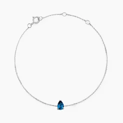 Bracelet Or Blanc Goutte Topaze-Histoire d'Or Discount