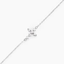 Histoire d'Or Bracelet Or Blanc Kerem Oxyde