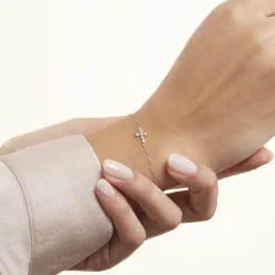 Histoire d'Or Bracelet Or Blanc Kerem Oxyde