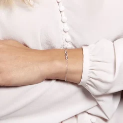 Bracelet Or Blanc Maury Saphirs Diamants-Histoire d'Or