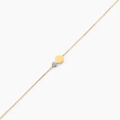 Bracelet Or Jaune Abihu Diamants-Histoire d'Or Online