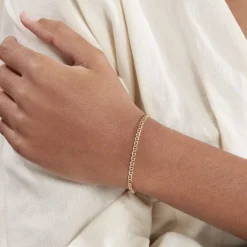 Histoire d'Or Bracelet Or Jaune Capucin Maille Marine