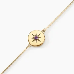 Bracelet Or Jaune Evening Star Amethyste-Histoire d'Or Sale