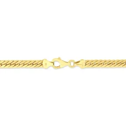 Bracelet Or Jaune Izel Maille Anglaise-Histoire d'Or