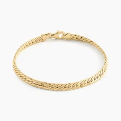 Bracelet Or Jaune Izel Maille Anglaise-Histoire d'Or