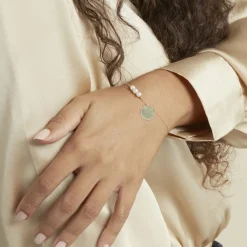 Bracelet Or Jaune Loreto Perles De Culture-Histoire d'Or Online