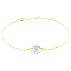 Histoire d'Or Bracelet Or Jaune Ludmille Oxyde De Zirconium