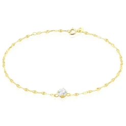 Histoire d'Or Bracelet Or Jaune Luminae Oxyde De Zirconium
